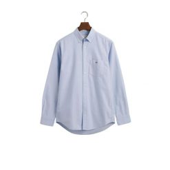 Koszula Gant Classic Oxford. Niebieskie koszule GANT, m, bez wzorów, z tkaniny, bez kołnierzyka, bez ramiączek. Za 471.85 zł.