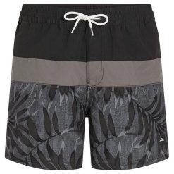 Szorty plażowe męskie O'Neill Cali Block 15''. Czarne odzież kąpielowa O'Neill, m, bez wzorów, sportowe. Za 259.00 zł.