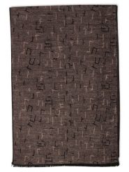 GRAAF Szalik męski Mężczyźni wiskoza beżowy|czarny wzorzysty, ONE SIZE. Brązowe szaliki GRAAF, bez wzorów, z wiskozy. Za 179.95 zł.