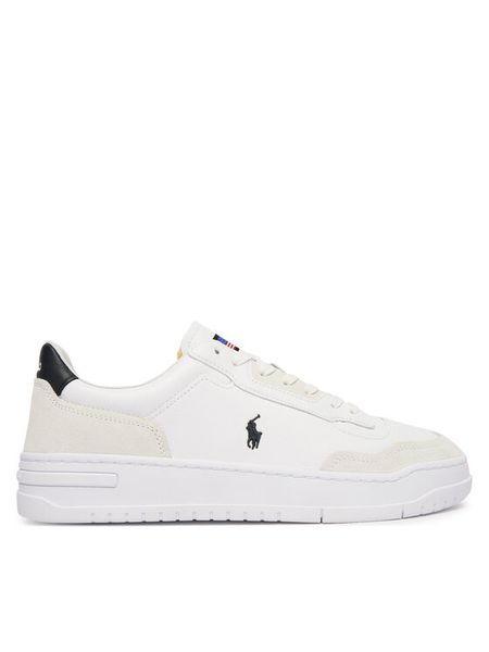 Polo Ralph Lauren Sneakersy Kenmare 809P07527001 Biały. Białe buty sportowe casual Polo Ralph Lauren, bez wzorów, ze skóry, bez zapięcia. Za 729.99 zł.