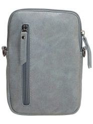 Beagles Torebka "Malaga" w kolorze błękitnym na telefon - 12,5 x 19,5 x 2,5 cm rozmiar: onesize. Niebieskie torby na ramię Beagles, bez wzorów, z bawełny, przez ramię, małe, bez dodatków. Za 72.45 zł.