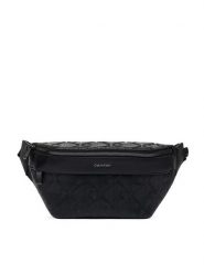 Calvin Klein Nerka Emblem Aop Deboss Waistbag LV04D3564G Czarny. Czarne saszetki i nerki CALVIN KLEIN, bez wzorów, ze skóry. Za 369.99 zł.