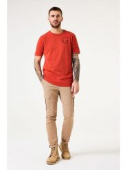 Garcia Koszulka w kolorze czerwonym rozmiar: 3XL. Czerwone bezrękawniki Garcia, xl, bez wzorów, z bawełny, bez kołnierzyka, bez ramiączek. Za 141.52 zł.
