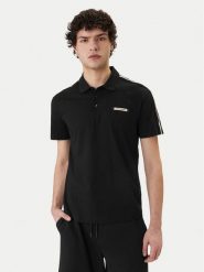 EA7 Emporio Armani Polo 7M001477 AF10375 UC001 Czarny Regular Fit. Czarne koszulki polo EA7 Emporio Armani, m, bez wzorów, z bawełny, bez kołnierzyka, bez ramiączek. Za 429.99 zł.