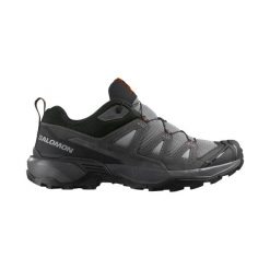 Obuwie Turystyka piesza Mężczyzna X ULTRA 360 LEATHER. Czarne buty turystyczne Salomon, bez wzorów, z materiału, bez zapięcia, trekkingowe. Za 539.00 zł.