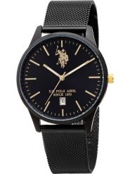 U.S. Polo Assn. Zegarek kwarcowy w kolorze czarnym rozmiar: onesize. Czarne, analogowe zegarki U.S. Polo Assn., metalowe. Za 217.99 zł.