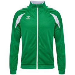 Kurtka z dresu Hummel Core 2.0. Białe kurtki Hummel, bez wzorów, z dresówki, bez kaptura. Za 223.50 zł.