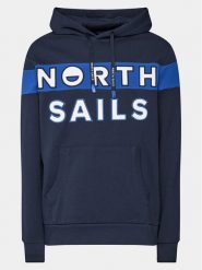 North Sails Bluza 691250 Granatowy Regular Fit. Niebieskie bluzy North Sails, m, bez wzorów, z bawełny, bez kaptura. Za 319.99 zł.
