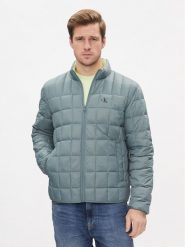 Calvin Klein Jeans Kurtka puchowa J30J324981 Granatowy Regular Fit. Niebieskie kurtki Calvin Klein Jeans, l, bez wzorów, z jeansu, bez kaptura. Za 479.99 zł.
