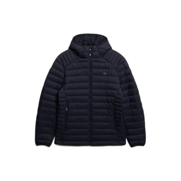 Bluza z kapturem Superdry Fuji Lite. Niebieskie bluzy Superdry, m, bez wzorów, z kapturem. W wyprzedaży za 399.00 zł.