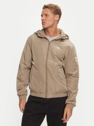 Calvin Klein Jeans Kurtka przejściowa Harrington J30J325596 Beżowy Regular Fit. Brązowe kurtki Calvin Klein Jeans, m, bez wzorów, z jeansu, bez kaptura. Za 429.99 zł.