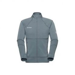 Bluza treningowa męska Mammut 10140728000789. Szare bluzy bez kaptura Mammut, l, bez wzorów, bez kaptura. Za 796.00 zł.