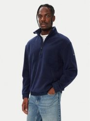 Tommy Hilfiger Polar MW0MW44679 Granatowy Regular Fit. Niebieskie bluzy z polaru Tommy Hilfiger, m, bez wzorów, z polaru, bez kaptura. Za 849.99 zł.
