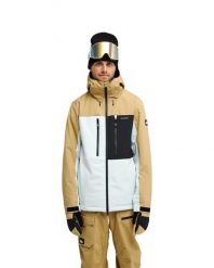 Kurtka śniegowa techniczna dla Mężczyzn SYCAMORE 20K Niebieski. Białe kurtki Quiksilver, m, bez wzorów, z materiału, bez kaptura. Za 1,079.99 zł.