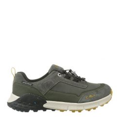 Buty turystyczne męskie wodoodporne CMP HOSNIAN LOW WP skóra zamsz Full On Grip. Zielone buty turystyczne CMP, bez wzorów, ze skóry, bez zapięcia. Za 499.99 zł.
