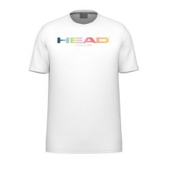 Koszulka Head Rainbow. Białe t-shirty sportowe Head, bez wzorów, bez ramiączek, tenisowe. W wyprzedaży za 136.00 zł.