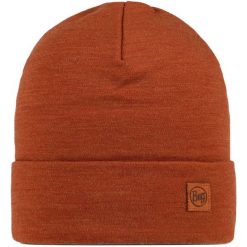 Czapka zimowa z wełny merino heavyweight. Szare czapki zimowe Buff, bez wzorów, z wełny. Za 149.99 zł.
