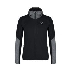 Kurtka z kapturem Montura Alpha Evo. Czarne kurtki MONTURA, bez wzorów, z kapturem. W wyprzedaży za 841.50 zł.