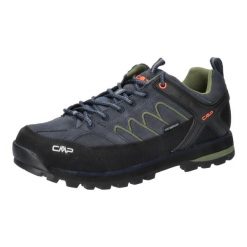 Buty trekkingowe męskie, Moon Low. Czarne trekkingi CMP, bez wzorów, z zamszu, bez zapięcia. W wyprzedaży za 449.99 zł.