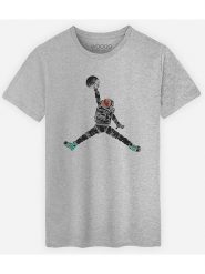 WOOOP Koszulka "Space Dunk" w kolorze szarym rozmiar: L. Szare bezrękawniki Wooop, l, bez wzorów, bez kołnierzyka, bez ramiączek. Za 56.99 zł.