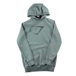 Second life - Bluza z kapturem męska Gymshark szara - Jak nowy. Szare bluzy z kapturem GYMSHARK, l, bez wzorów, z materiału, z kapturem. Za 127.76 zł.