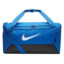 Torba Brasilia Duffle Bag. Czerwone torby na ramię Nike, bez wzorów, z materiału, na ramię, bez dodatków. Za 227.99 zł.