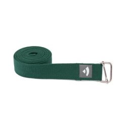 Pasek do jogi Bodhi Asana belt 2,5m - butelkowa zieleń. Zielone paski BODHI, bez wzorów, sportowe. Za 39.99 zł.