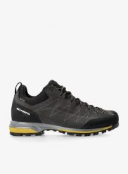 Buty podejściowe męskie Scarpa Zodiac GTX. Czarne buty turystyczne Scarpa, bez wzorów, z gore-texu, bez zapięcia, trekkingowe, gore-tex. Za 840.39 zł.