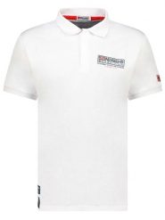 Geographical Norway Koszulka polo "Koffroy" w kolorze białym rozmiar: S. Białe koszulki polo Geographical Norway, s, bez wzorów, z bawełny, bez kołnierzyka, bez ramiączek. Za 86.99 zł.