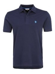 U.S. Polo Assn. Koszulka polo w kolorze granatowym rozmiar: XL. Niebieskie koszulki polo U.S. Polo Assn., s, bez wzorów, bez kołnierzyka, bez ramiączek. Za 172.49 zł.