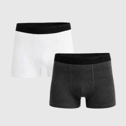 BOKSERKI MĘSKIE 4F 2PAK BIELIZNA MAJTKI L UBXSM022. Bokserki 4F, l, bez wzorów, z bawełny. Za 52.00 zł.