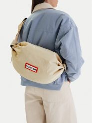 Hunter Torba sportowa CWBEO-HTR-F-001-09 Beżowy. Brązowe torby sportowe Hunter, bez wzorów, z materiału. Za 99.99 zł.