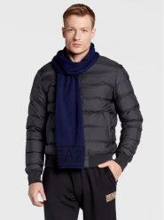 EA7 Emporio Armani Szalik 274902 2F300 00035 Granatowy. Niebieskie szaliki EA7 Emporio Armani, bez wzorów, z materiału. Za 299.99 zł.