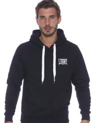 Męska bluza Leone 1947 Apparel Logo z haftem. Czarne bluzy z kapturem LEONE 1947 APPAREL, l, bez wzorów, z bawełny, z kapturem. Za 126.26 zł.