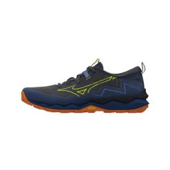 Buty do biegania męskie Mizuno Wave Daichi 9. Niebieskie buty do biegania Mizuno, bez wzorów, bez zapięcia, do biegania, mizuno wave. Za 499.99 zł.