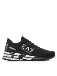 EA7 Emporio Armani Sneakersy X8X095 XK240 M826 Czarny. Czarne buty sportowe casual EA7 Emporio Armani, bez wzorów, z materiału, bez zapięcia. Za 529.99 zł.
