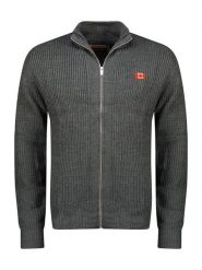 Canadian Peak Kardigan w kolorze antracytowym rozmiar: XXL. Czarne swetry rozpinane Canadian Peak, xxl, bez wzorów, ze splotem, bez kołnierzyka, bez ramiączek. Za 113.10 zł.