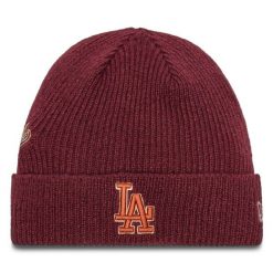 Czapka New Era. Czerwone czapki zimowe New Era, bez wzorów. Za 179.99 zł.