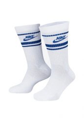 SKARPETY Nike Everyday Essential. Niebieskie skarpety Nike, bez wzorów, z materiału. Za 79.00 zł.