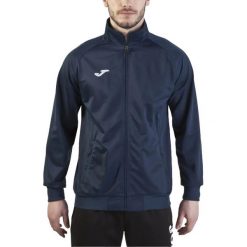 Męska Dresowa Kurtka Piłkarska Combi. Czarne kurtki Joma, l, bez wzorów, z dresówki, bez kaptura. Za 160.99 zł.