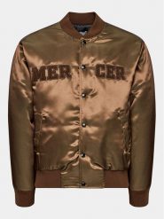 Mercer Amsterdam Kurtka bomber Unisex The Varsity MEAP233003 Brązowy Classic Fit. Brązowe kurtki Mercer Amsterdam, l, bez wzorów, z syntetyku, bez kaptura. Za 859.99 zł.