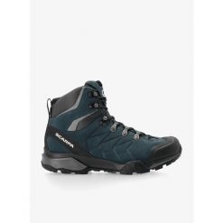 Buty trekkingowe męskie Scarpa ZG Trek GTX. Niebieskie buty trekkingowe Scarpa, bez wzorów, bez zapięcia. Za 844.19 zł.