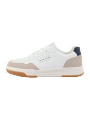 Tom Tailor Sneakersy w kolorze biało-beżowo-granatowym rozmiar: 41. Białe buty sportowe casual Tom Tailor, bez wzorów, bez zapięcia. Za 131.74 zł.