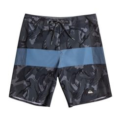 Szorty kąpielowe męskie Quiksilver Highlite Arch 19". Szare krótkie spodenki sportowe Quiksilver, m, bez wzorów, z elastanu. Za 149.99 zł.