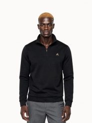 Bluza Le Coq Sportif. Niebieskie bluzy bez kaptura le coq sportif, l, bez wzorów, z materiału, bez kaptura. Za 640.50 zł.