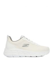 Skechers Sneakersy C-BOBS SPORT B FLEX 118109 W Biały. Białe buty sportowe casual Skechers, bez wzorów, z materiału, bez zapięcia. Za 269.99 zł.