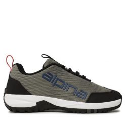 Trekkingi Alpina. Szare buty trekkingowe Alpina, bez wzorów, bez zapięcia. Za 229.99 zł.