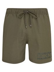 DKNY Szorty kąpielowe w kolorze khaki rozmiar: L. Brązowe kąpielówki DKNY, l, bez wzorów, z materiału. Za 161.73 zł.
