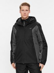 4F Kurtka narciarska 4FAW23TTJAM306 Czarny Regular Fit. Czarne kurtki narciarskie i snowboardowe 4F, m, bez wzorów, z syntetyku, narciarskie. Za 309.99 zł.