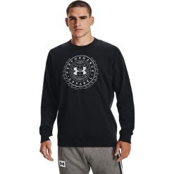 Bluza Under Armour Rival, Mężczyźni. Białe bluzy Under Armour, m, bez wzorów, z bawełny, bez kaptura. Za 390.00 zł.